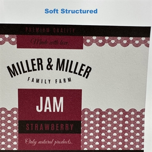 Soft Structured (FSC) label test rulle - 10 cm x 4 meter